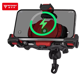 Motowolf Telefon Tutucu Titreşim Modüllü Şarjlı